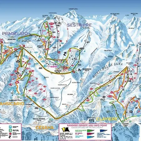 Domek alpejski Casa Sestrieres Vialattea Sauze di Cesana